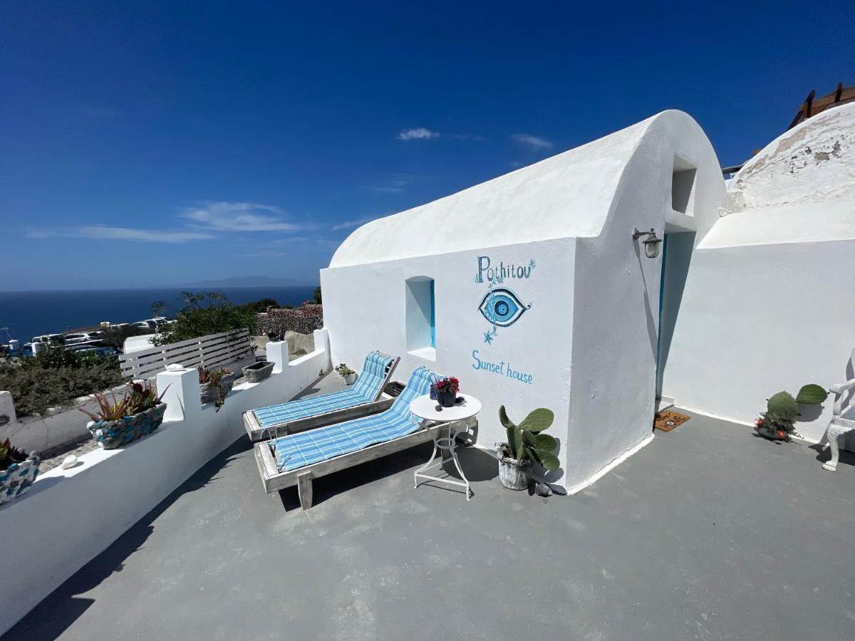 Oia Sunset House Pothitou Villa ภายนอก รูปภาพ