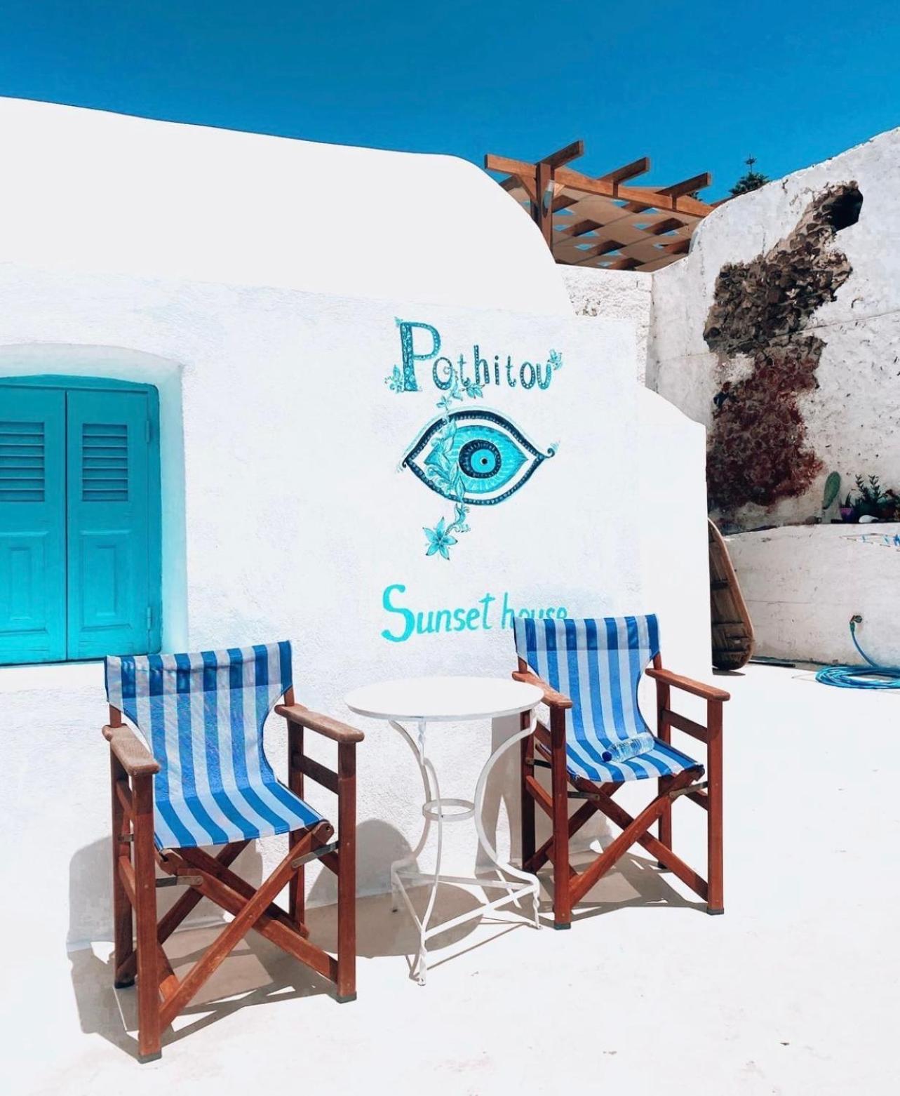 Oia Sunset House Pothitou Villa ภายนอก รูปภาพ